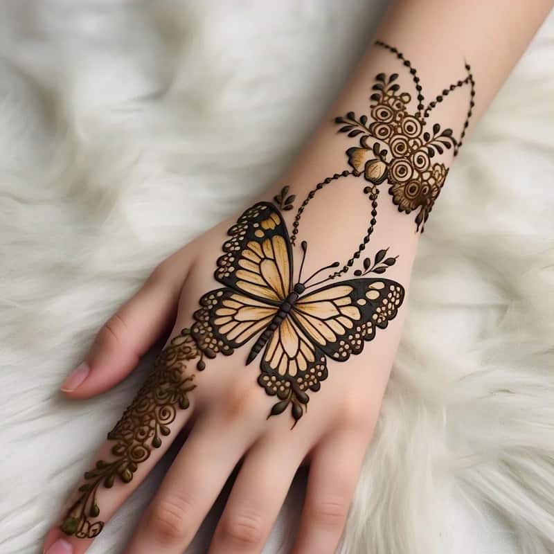 تصویر 2 از حنا دست ساده گیاهی با رنگ دهی مناسب و کاربرد آسان